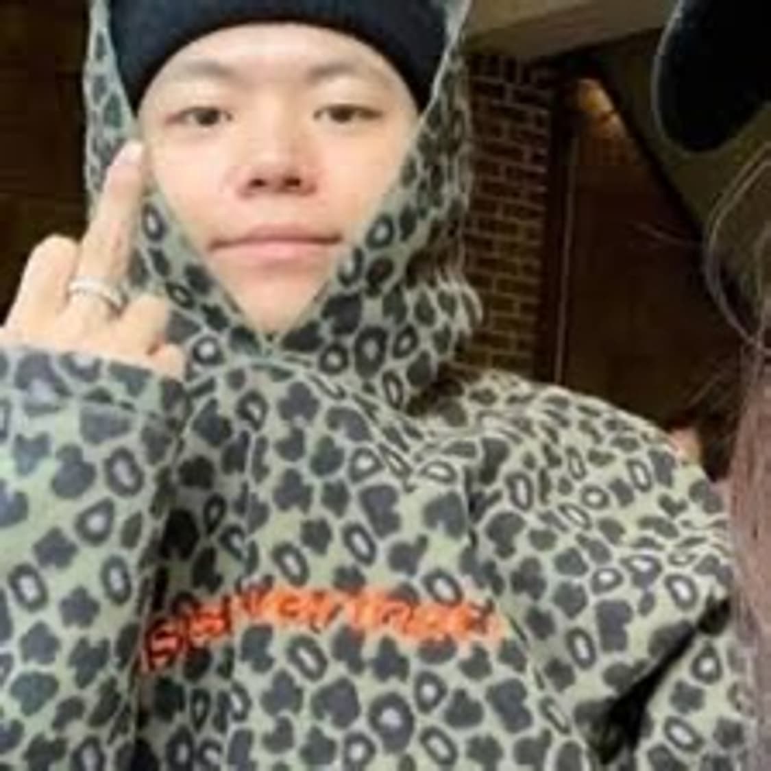 18FW Thisisneverthat 레오파드 후드플리스  상품이미지1