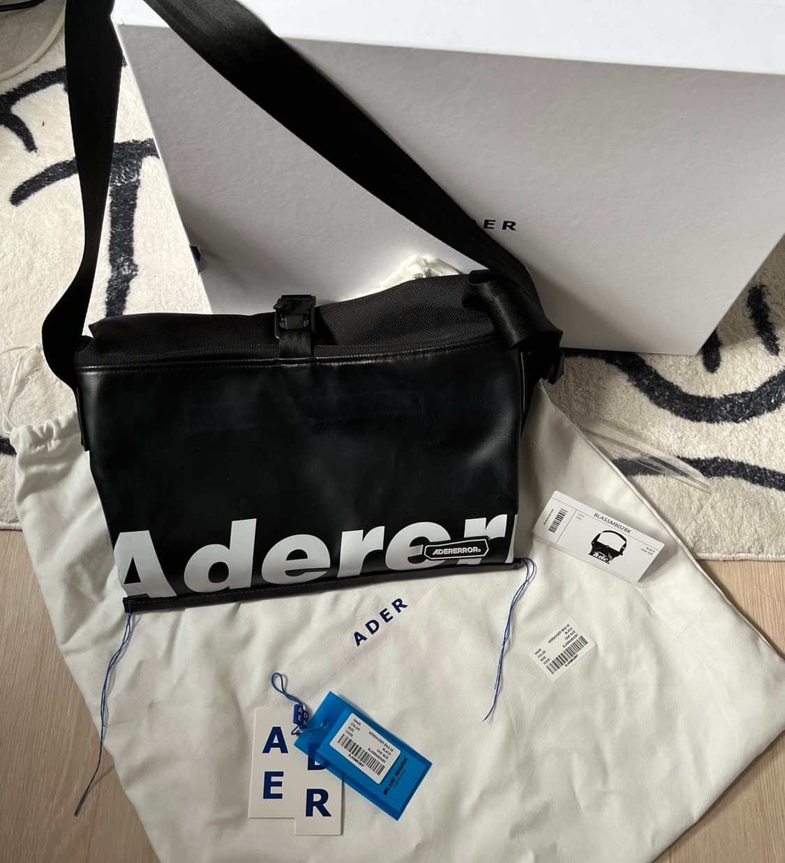 [ADER] 아더에러 트레이스 롤백 블랙 상품이미지5