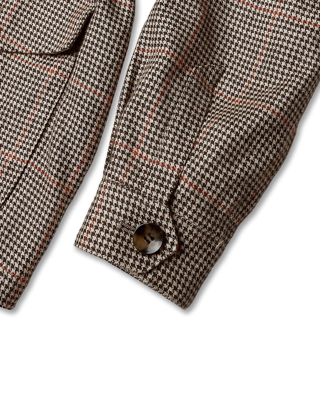 수트 서플라이 [Suit Supply] 마지 건클럽 체크 벨트 자켓 상품이미지5