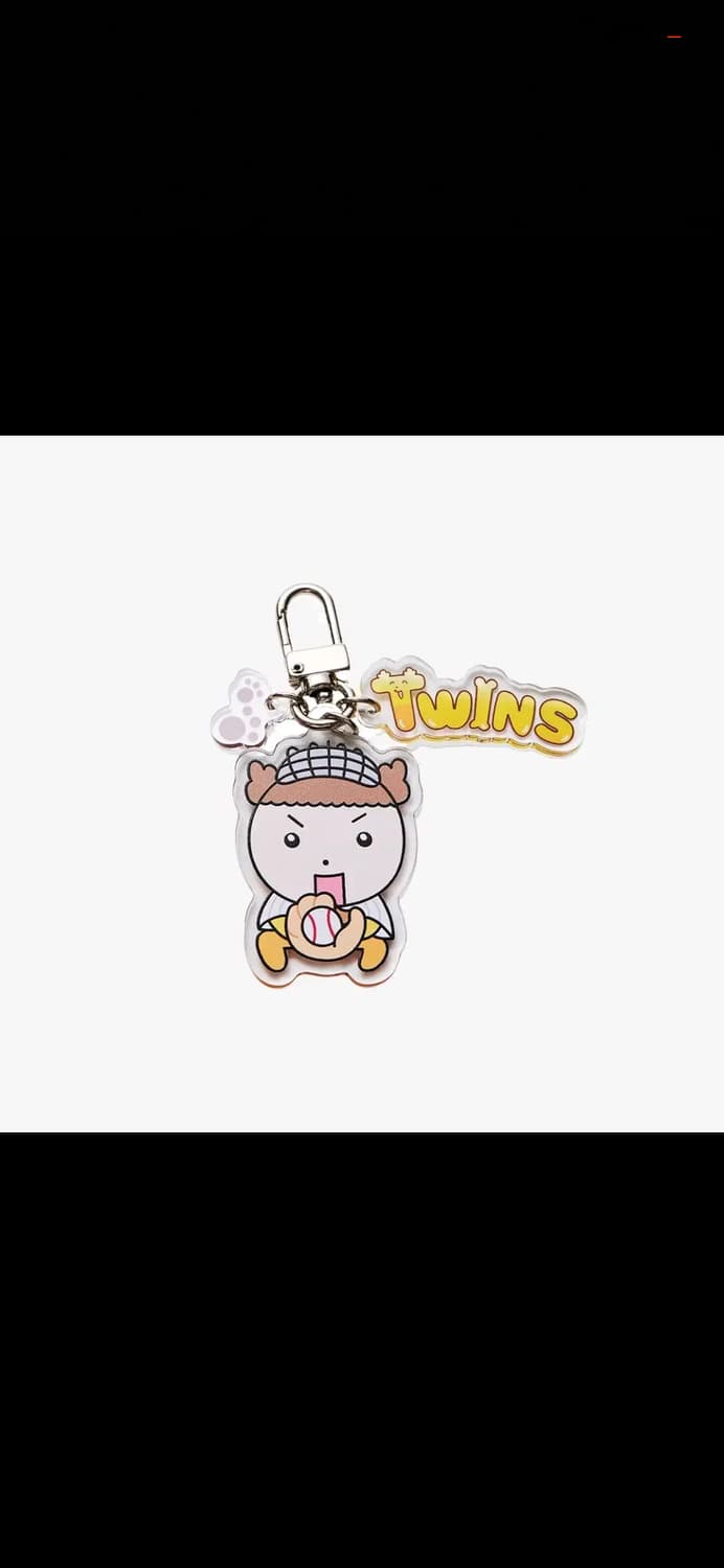 LG트윈스 x 마루는강쥐 아크릴키링 (포수마루) 상품이미지1