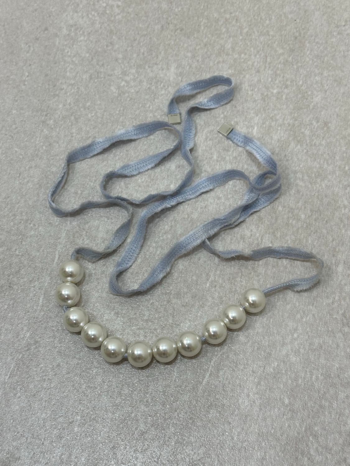 WE11DONE Multiway Pearl Ribbon Strap 상품이미지1