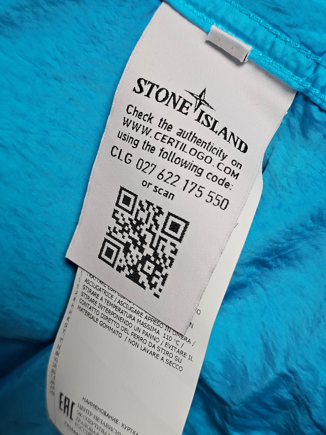 스톤아일랜드 NYLON RASO-TC 후드 자켓 상품이미지6