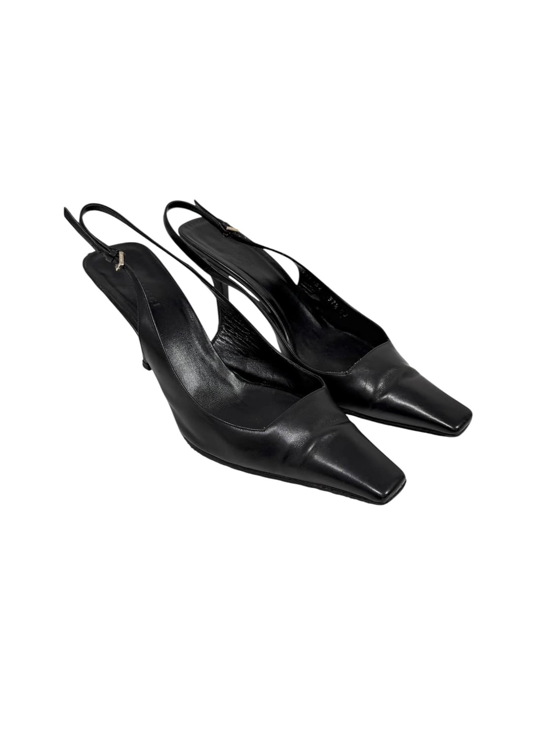 빈티지 구찌 바이 톰 포드 블랙 레더 클래식 펌프스 (245) 상품이미지1