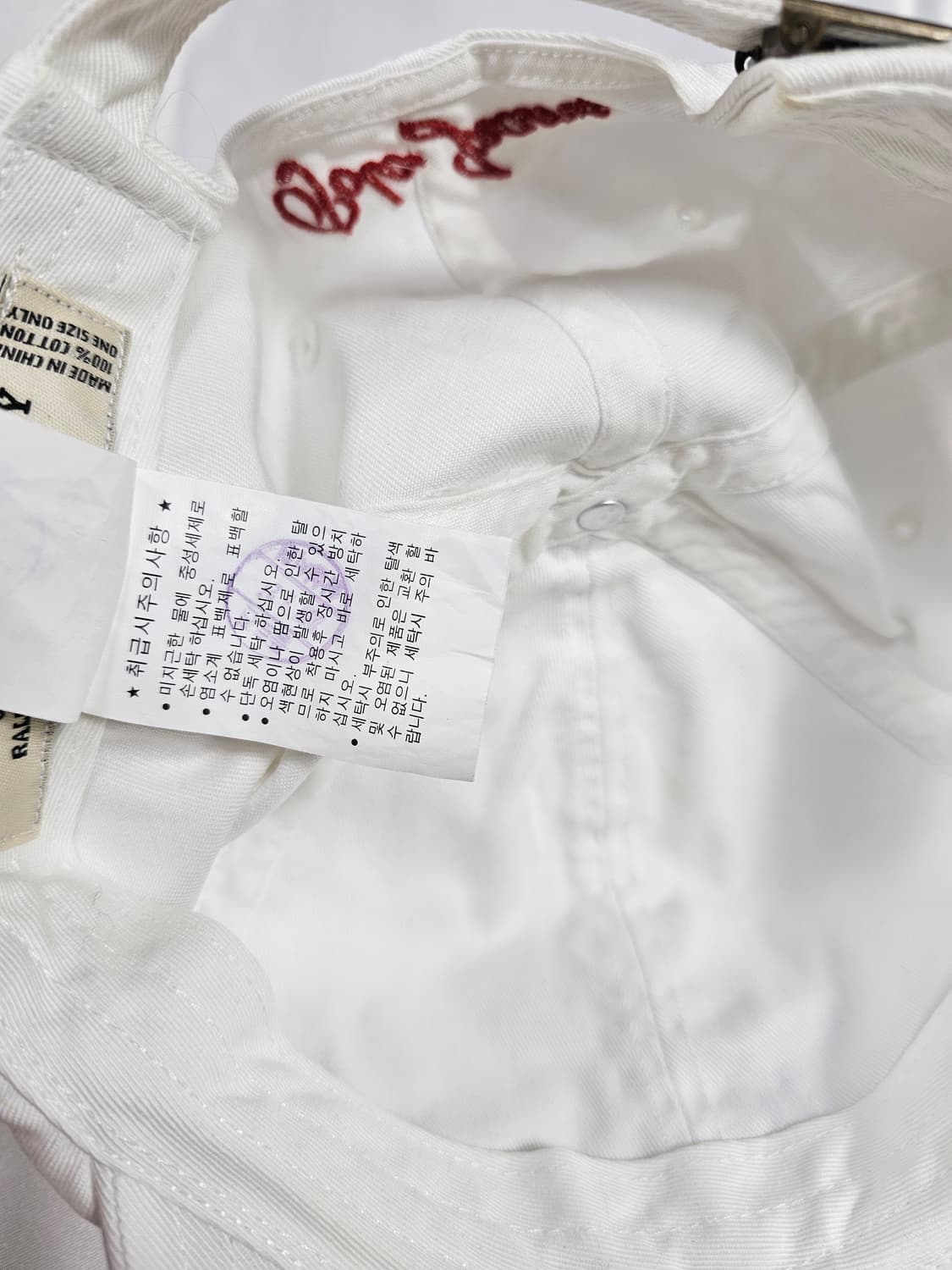 폴로빅로고볼캡 상품이미지8