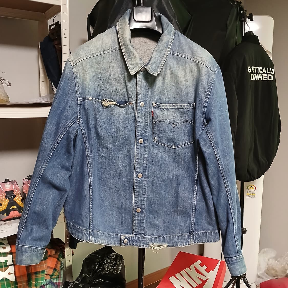 리바이스 엔지니어드진 트러커 청자켓 청셔츠 데님 자켓 상품이미지1
