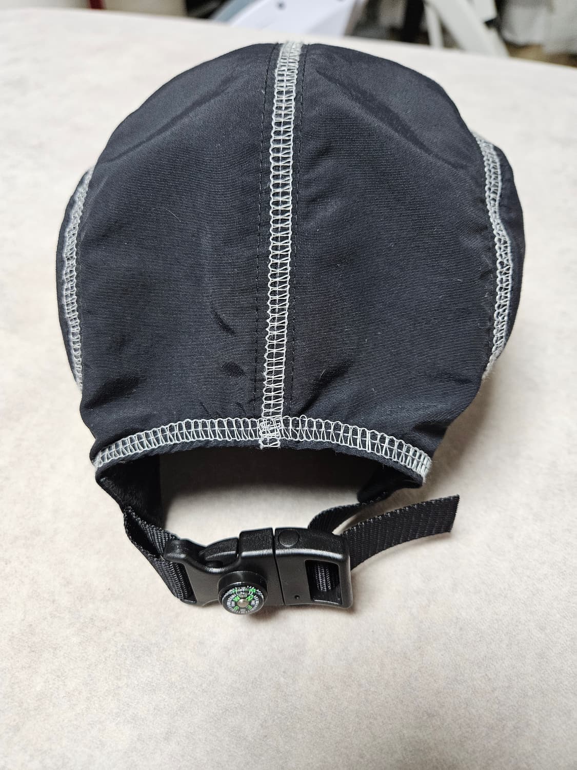 슈프림 23ss 리플렉티브 스티치 캠프캡 블랙 상품이미지2