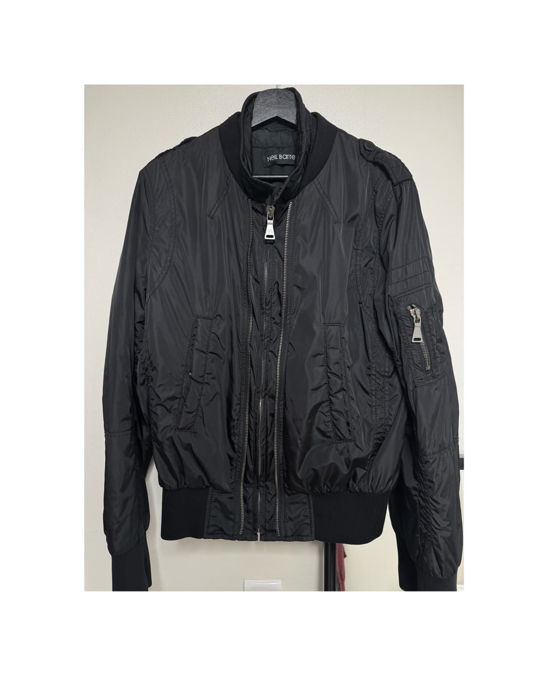 닐바렛 더블 레이어드 봄버 상품이미지1