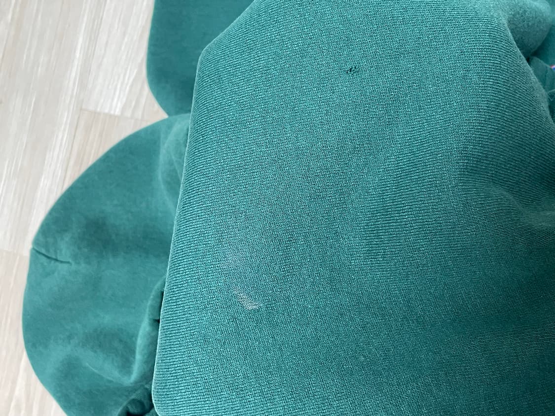 90s USA 러셀어슬레틱 후드티 그린 상품이미지6