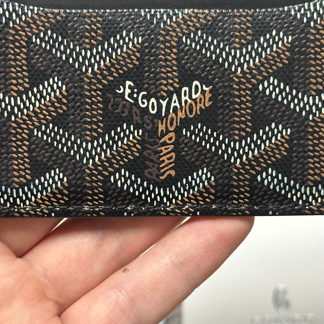 [풀구성] 고야드 생쉴피스 카드지갑 블랙 상품이미지3