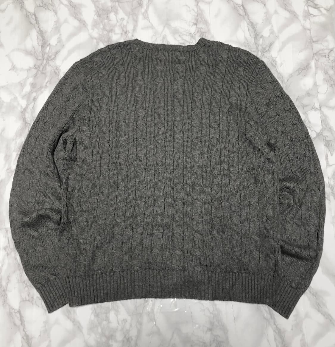 폴로 랄프로렌 꽈배기 니트 거의새거 남성용 상품이미지3