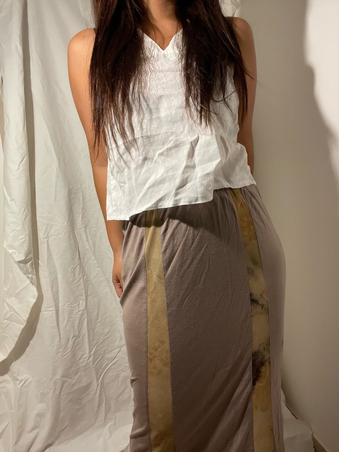 vintage long skirt 상품이미지3