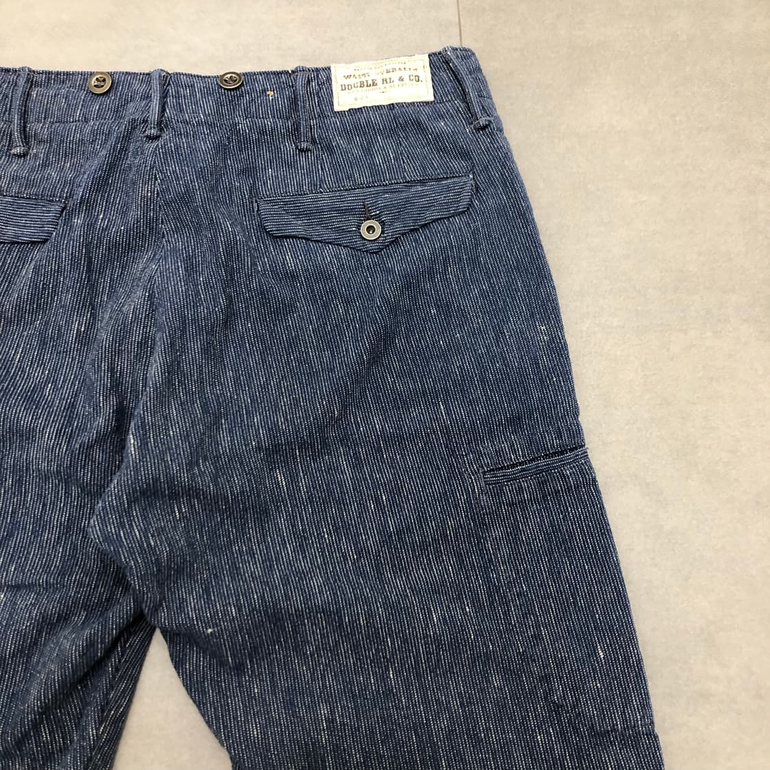 rrl 더블알엘 폴로 랄프로렌 인디고 와바시 린넨 코튼 팬츠 바지 32 상품이미지6