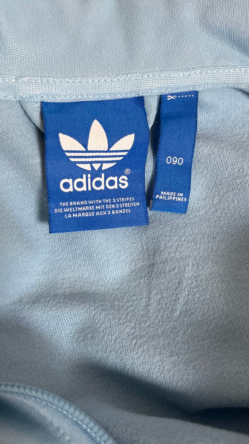 아디다스 독일 스카이블루 트랙탑 져지 90 상품이미지3