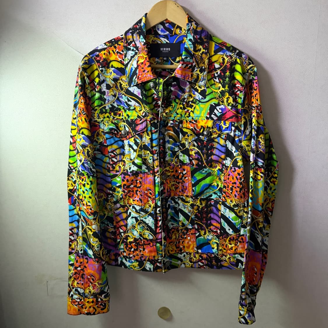 베르서스 베르사체 남성 패턴 블루종 자켓 48 (남성 95-슬림 100) 상품이미지2