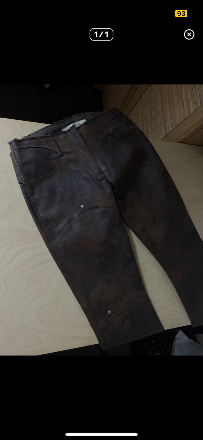 Low Waist Asymmetry Line Flare Pants 상품이미지2