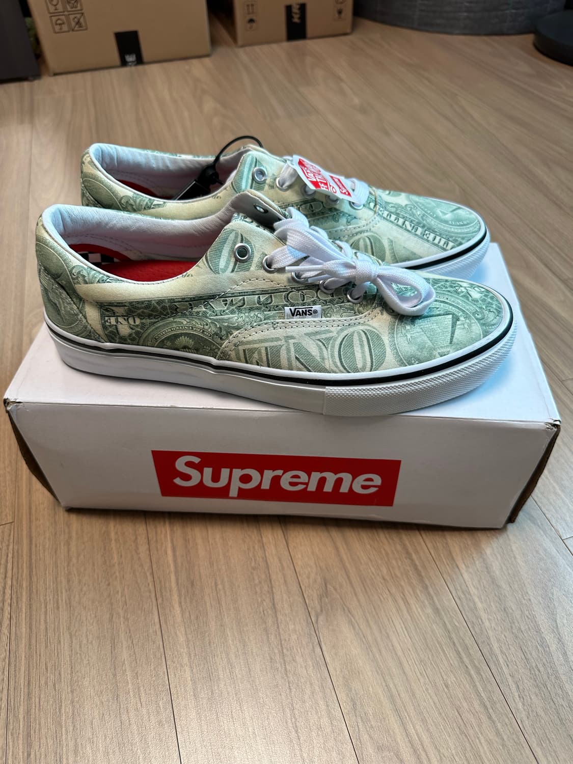 반스 x 슈프림 에라 달러 그린 280 상품이미지4