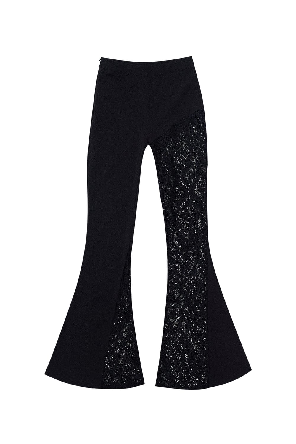 Lace Boots Cut Pants (Black) 상품이미지5