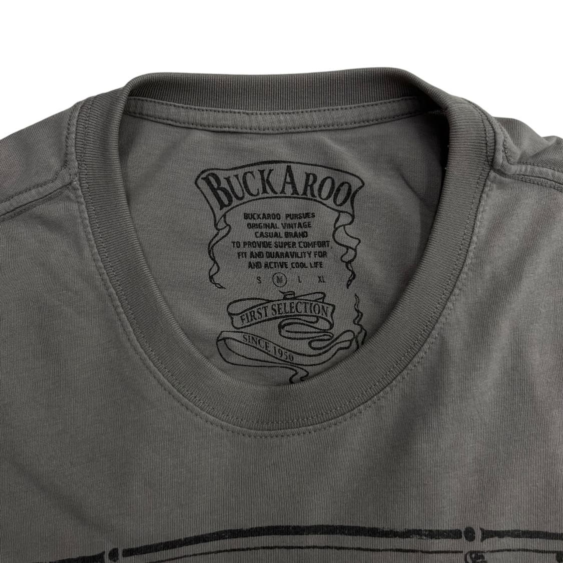 버커루 프린팅 애쉬카키 반팔 M 상품이미지5