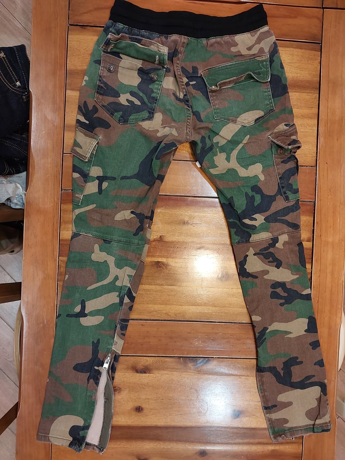 Mnml 연청데님 인디고데님 카모카고팬츠 28사이즈 3벌일괄판매 상품이미지10