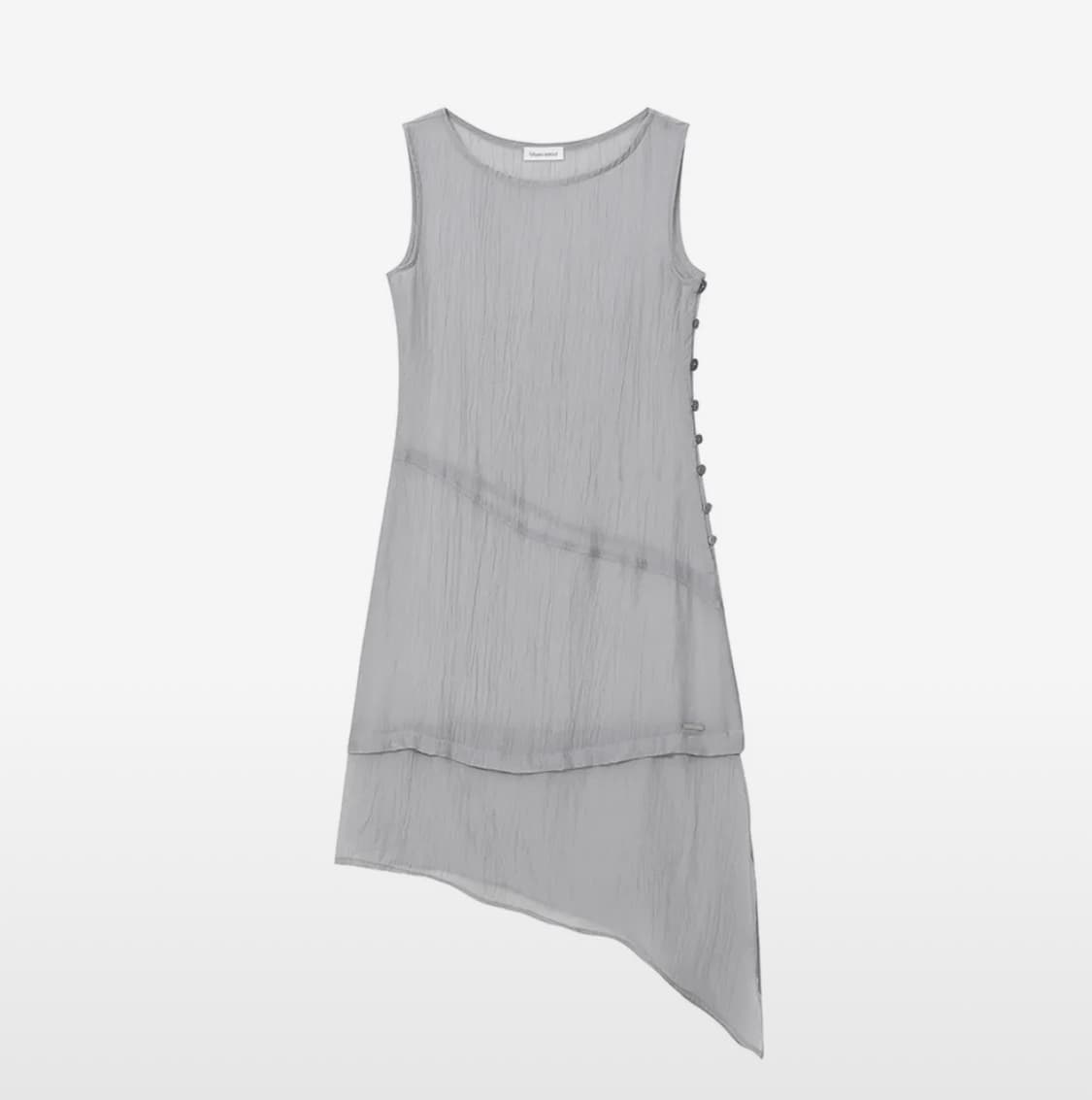 미세키서울 Sheer sleeveless button one piece 상품이미지1