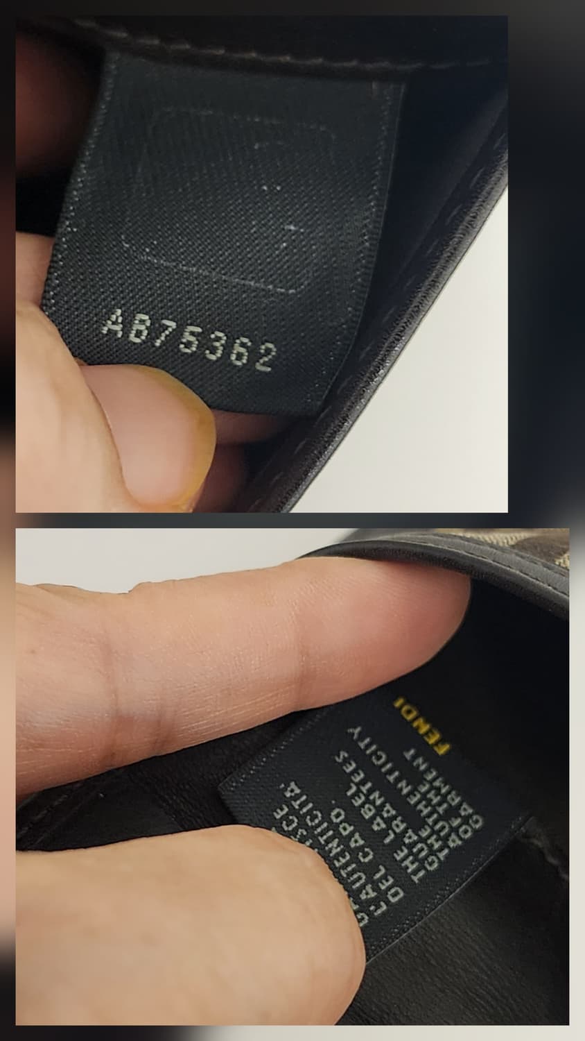 정품 펜디 FF로고 브라운 장지갑 상품이미지7