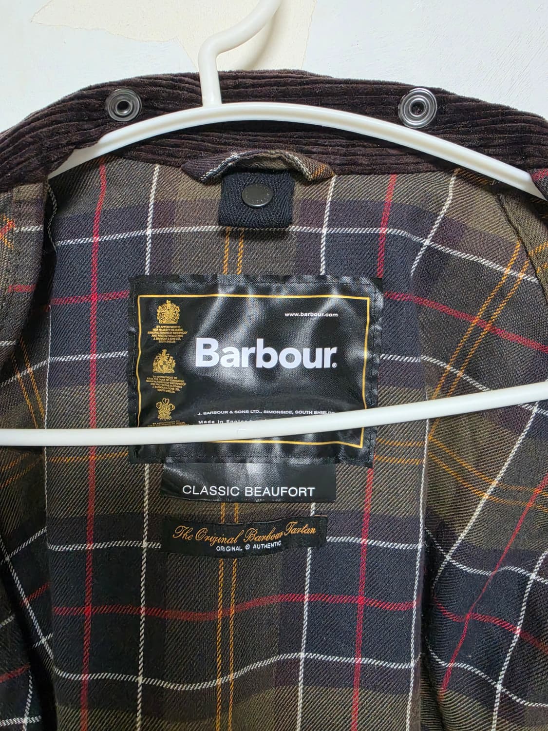 바버 클래식 뷰포트 왁스 자켓 105 (새상품급) 상품이미지5