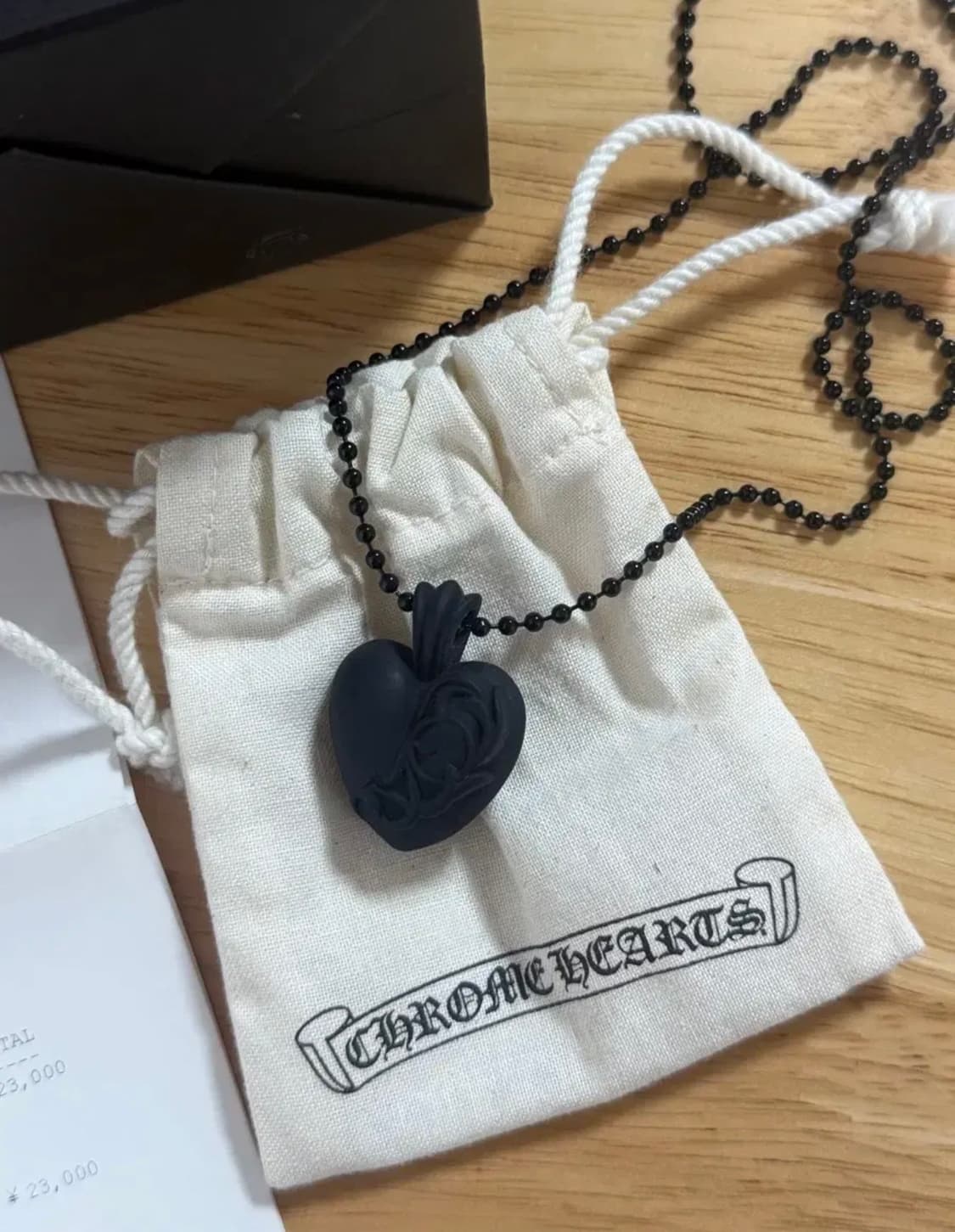 크롬하츠 실리크롬 하트 목걸이 상품이미지1