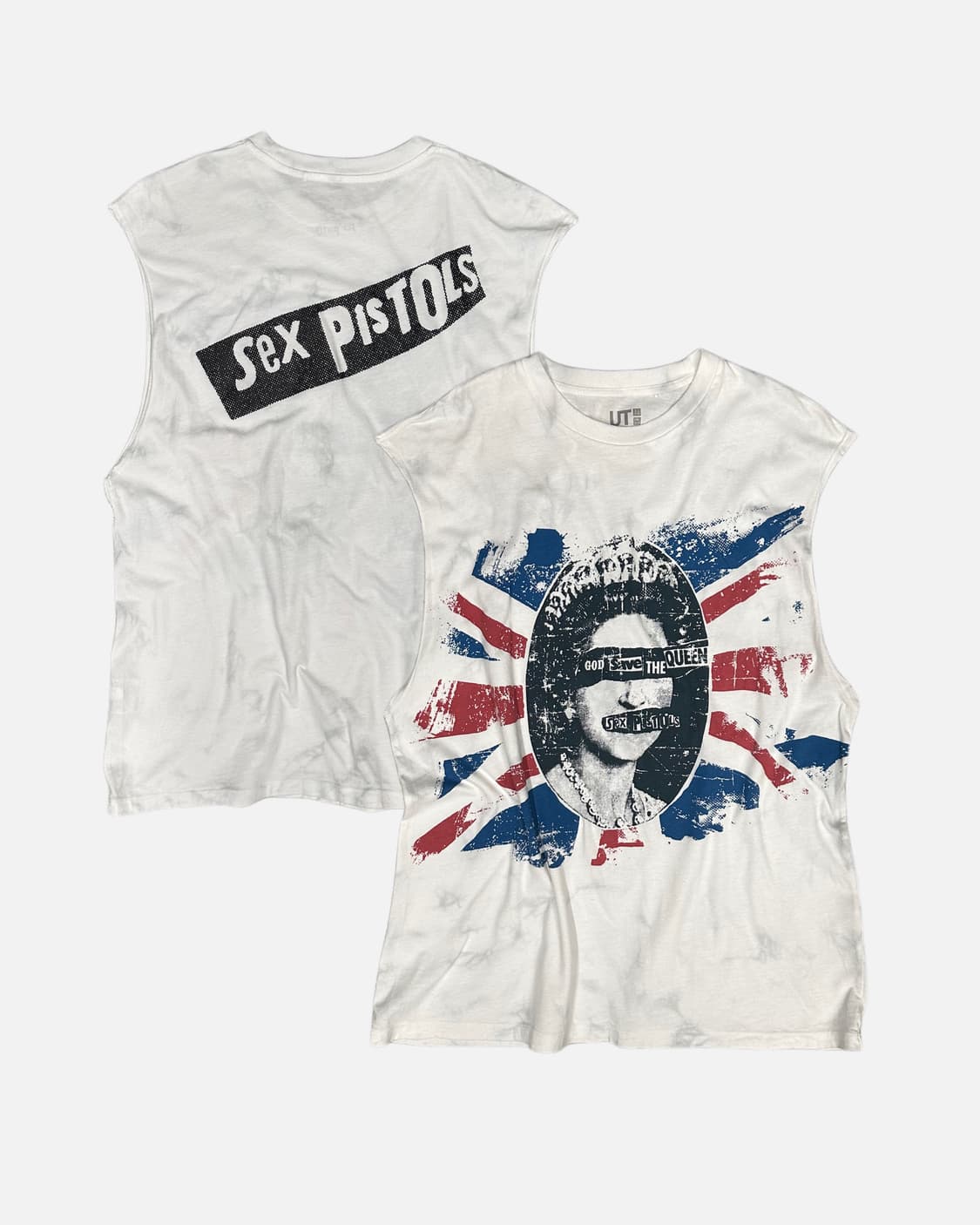 SEX PISTOLS band printing sleeveless 상품이미지1
