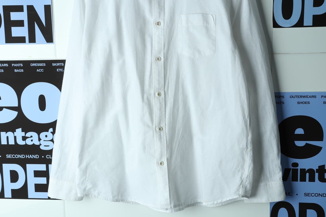 (XL-2XL) 테이트 셔츠 남방 화이트 린넨 마 무지-H32710 상품이미지4