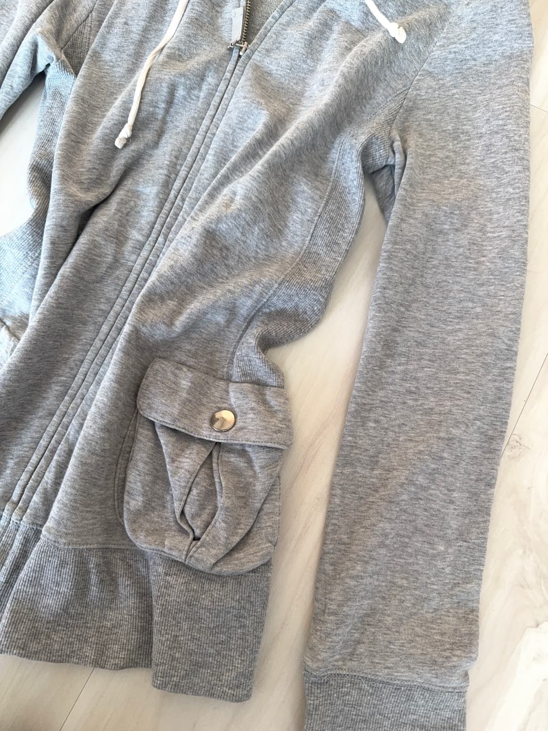 Gray y2k zip-up 상품이미지10