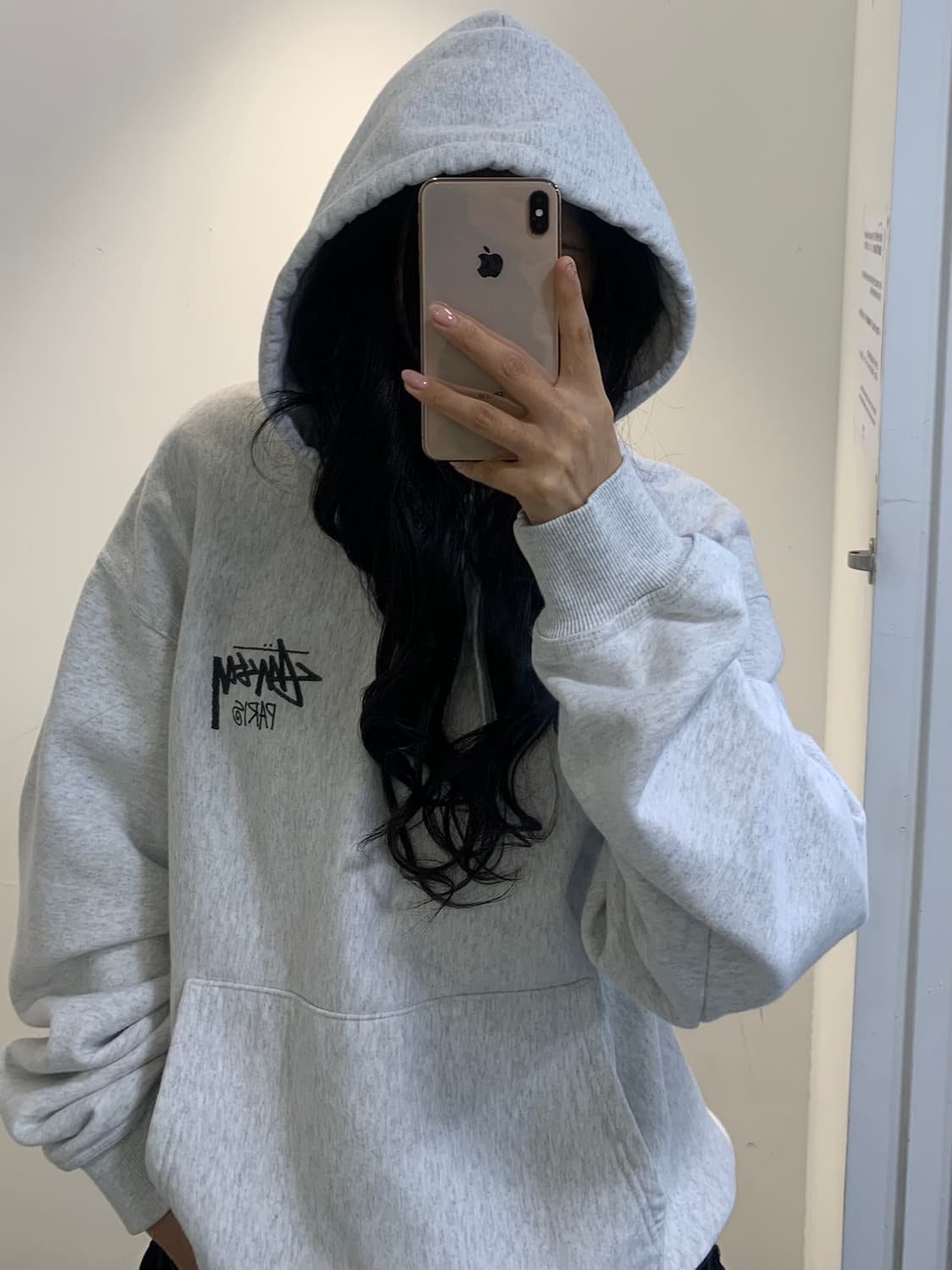 Stussy Paris Chapter Hoodie Ash Heather 상품이미지4