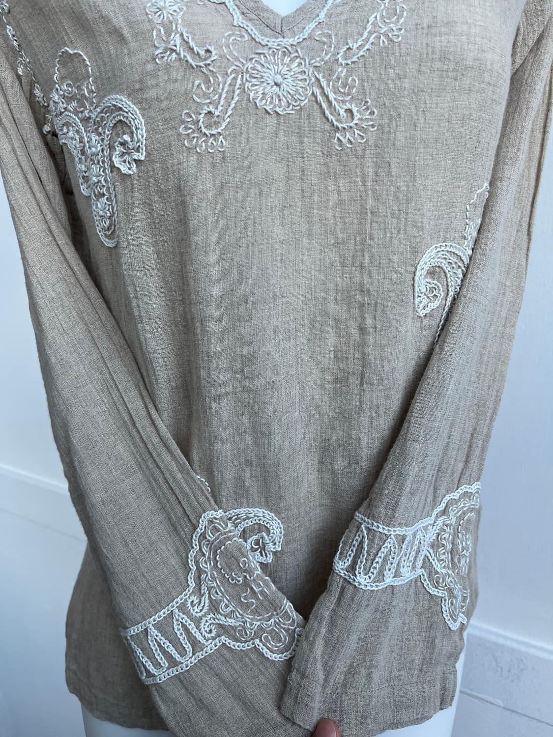 RESORT 린넨 블라우스 상품이미지4