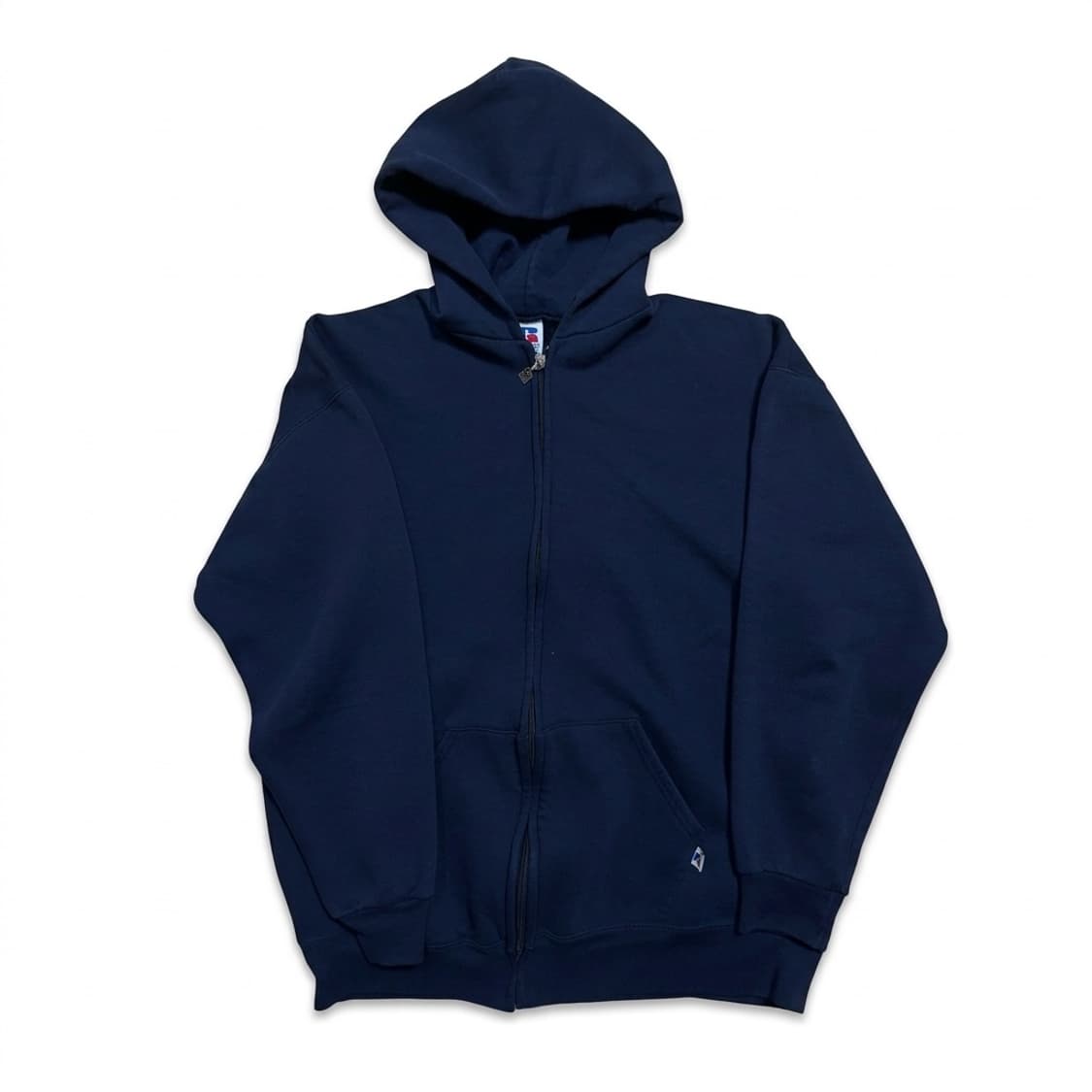 [XL] 90s 러셀 애슬레틱 후드집업 네이비 상품이미지1