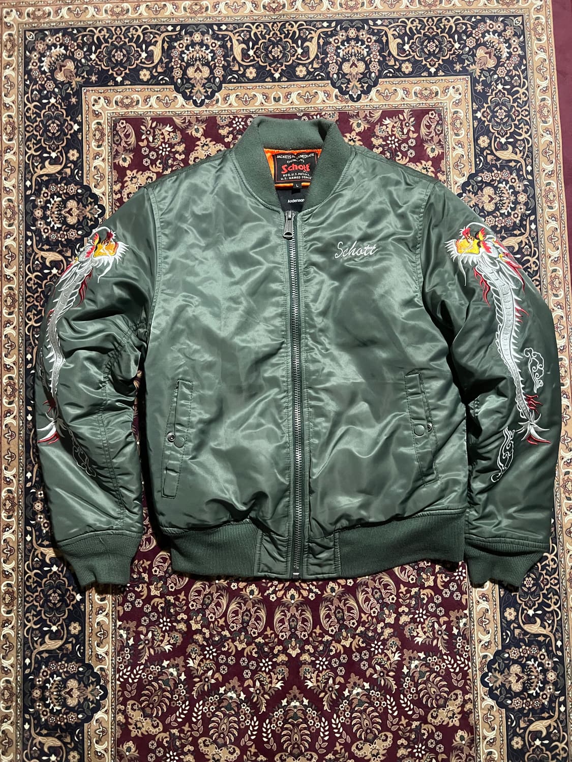 Schott  x Andersson Bell MA-1 105주년 콜라보 상품이미지1