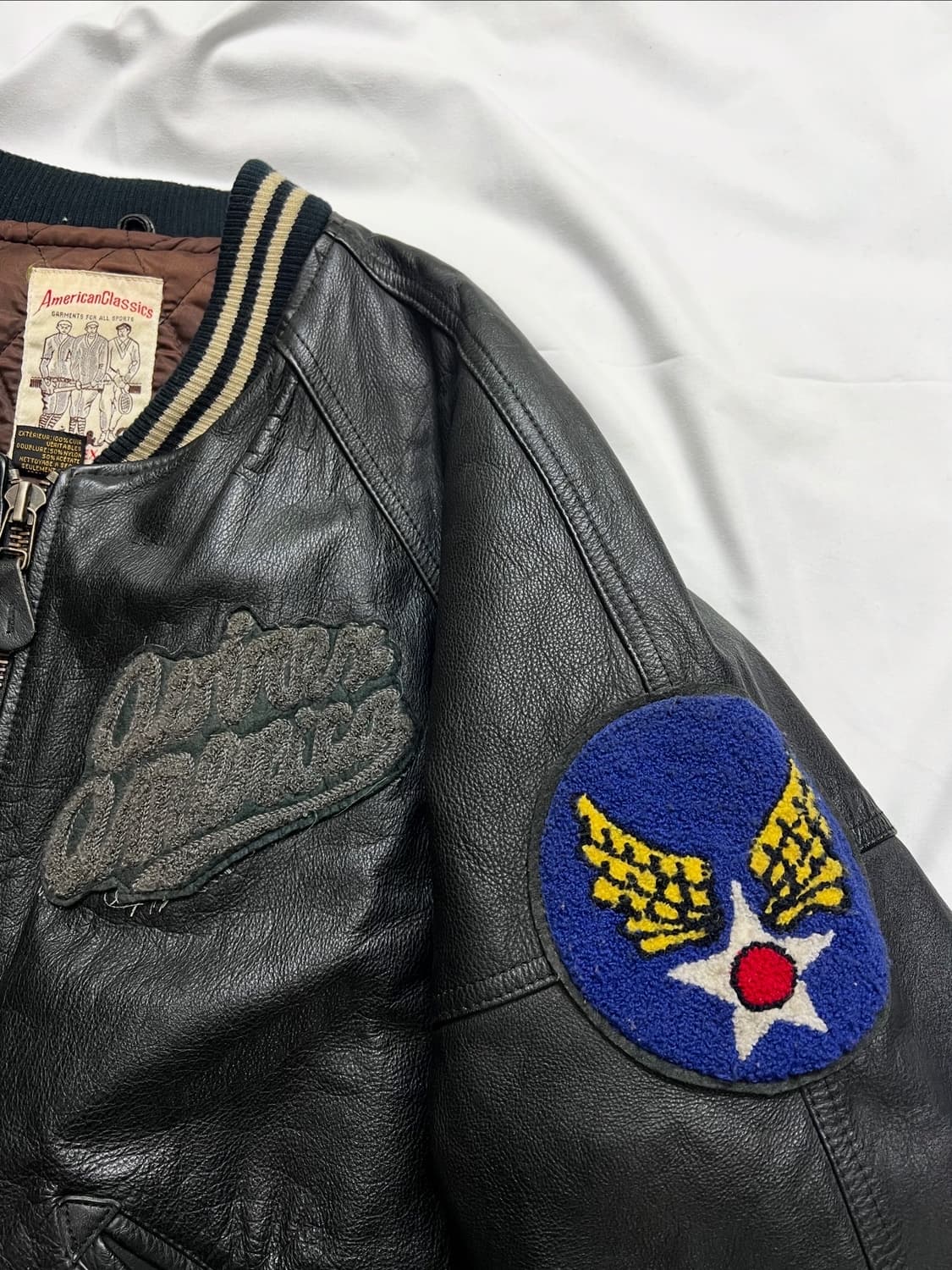 아비렉스 트랙필드 가죽자켓 상품이미지8