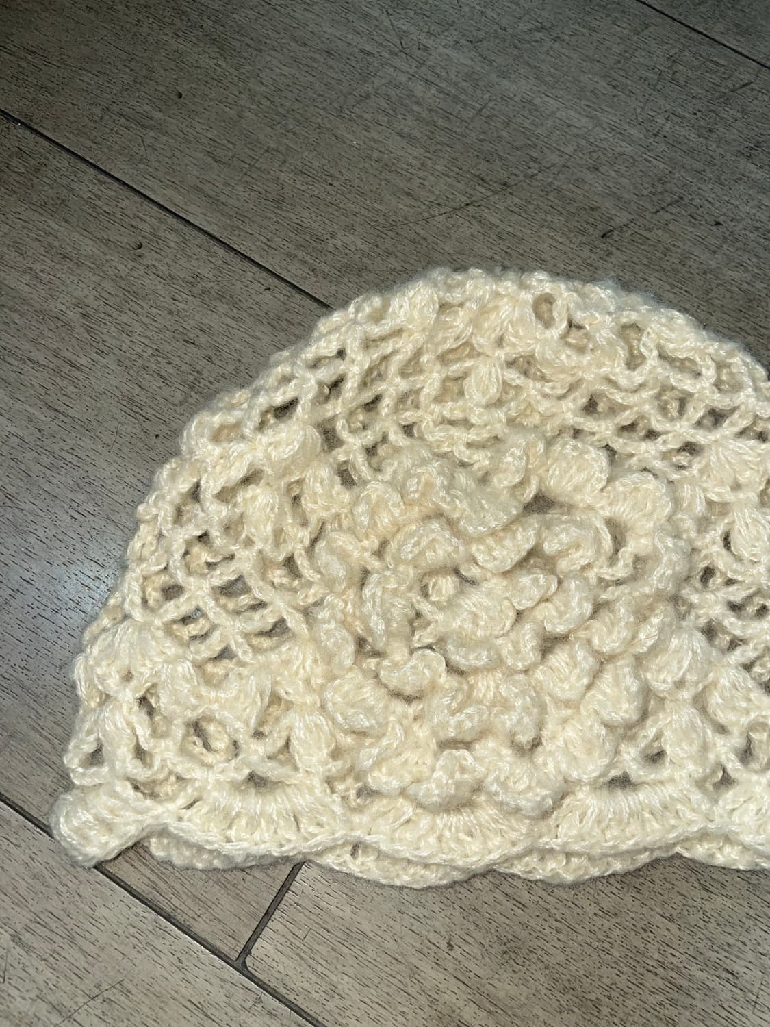 플로럴 뜨개 비니 상품이미지2