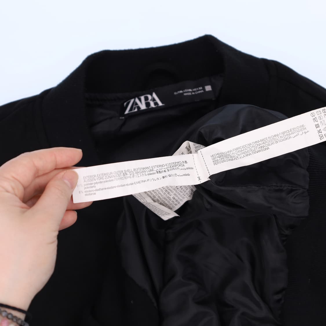 XL 자라 스웨이드 블루종 자켓 0413M 상품이미지4