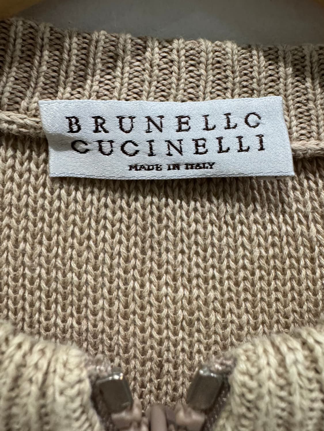 브루넬로 쿠치넬리 여성 면 니트 가디건 상품이미지3