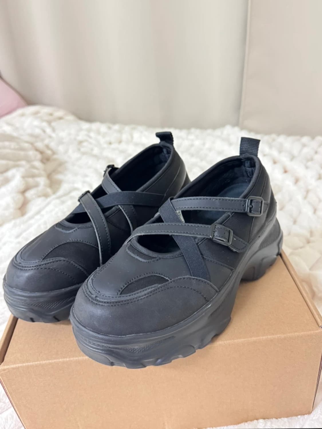 오찌 로미타 플랫폼 밴딩 메리제인 슈즈 상품이미지6