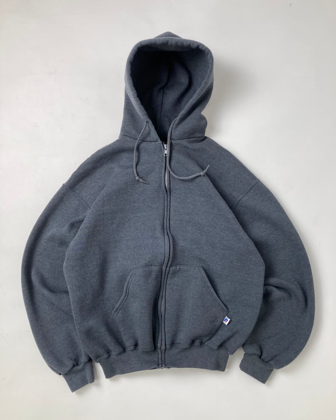 90s Russell Zip Up Hoodie (charcoal) 상품이미지1