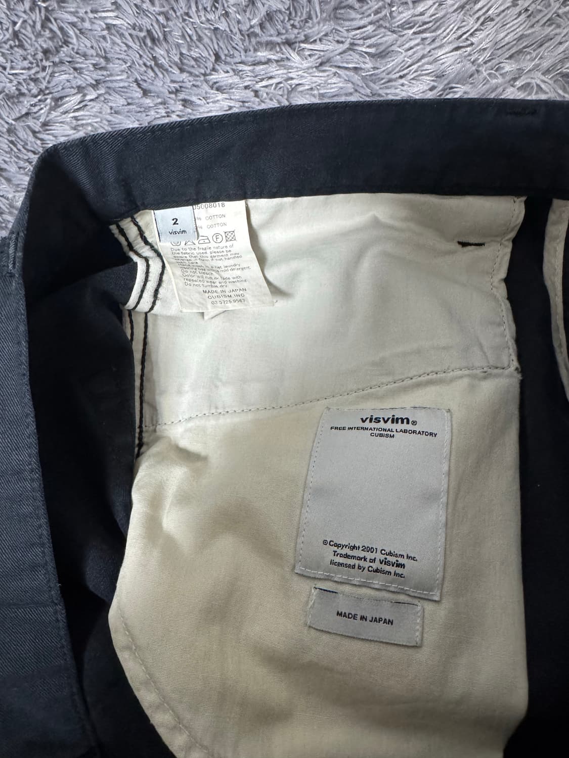 비즈빔 코튼 치노팬츠 블랙 상품이미지3