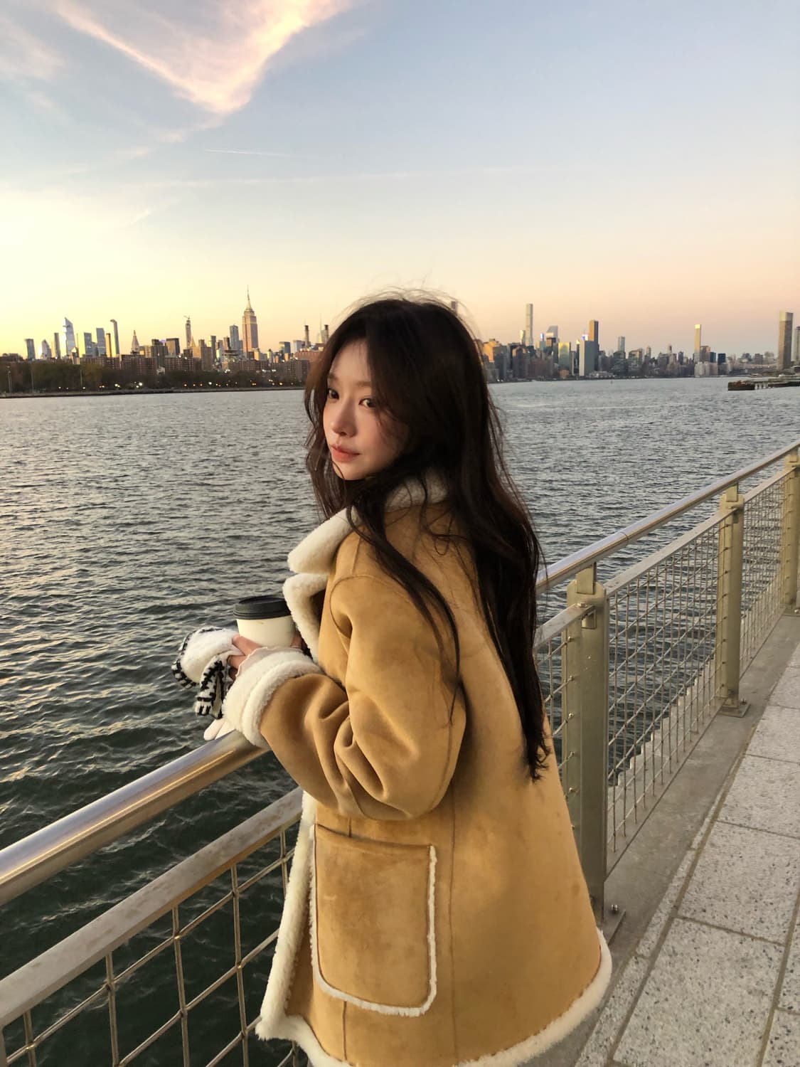 Leeds 리즈 로드리 시어링 무스탕 S사이즈 상품이미지3