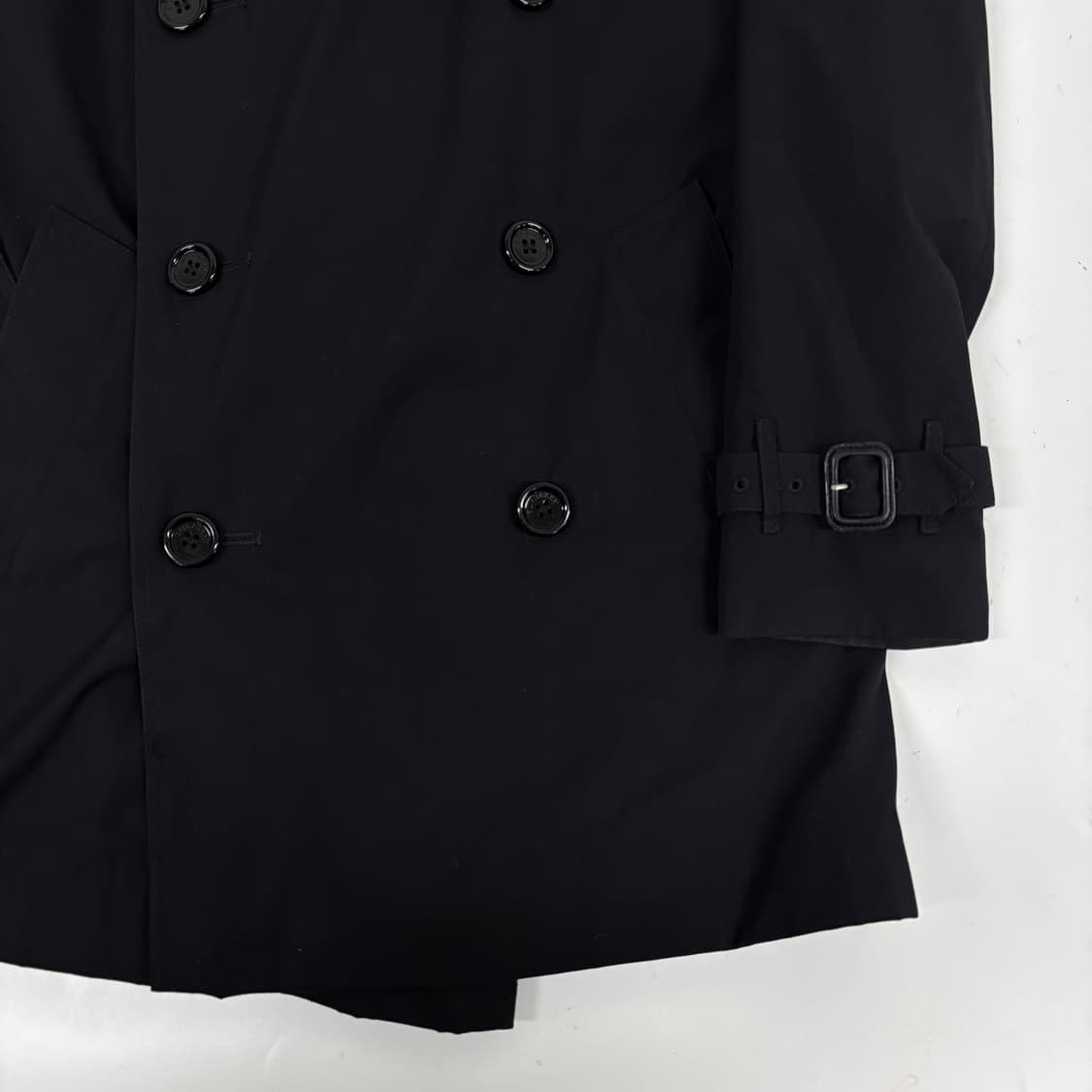 버버리 블랙 하프 트렌치 코트  상품이미지6