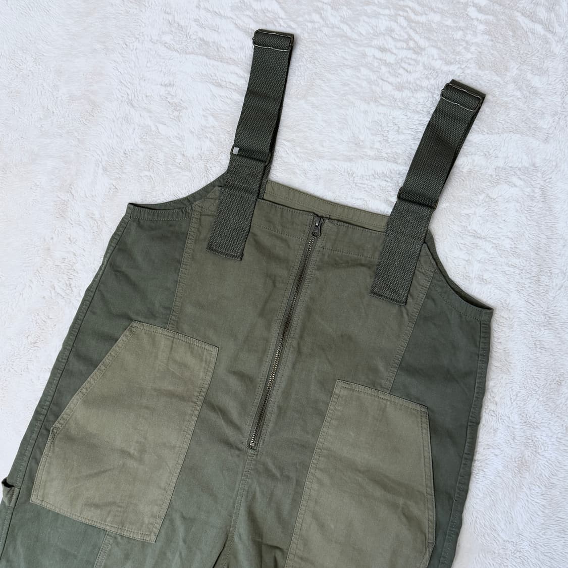 Nico And 워크웨어 아메카지 모리걸 카고 패치 오버롤 상품이미지2