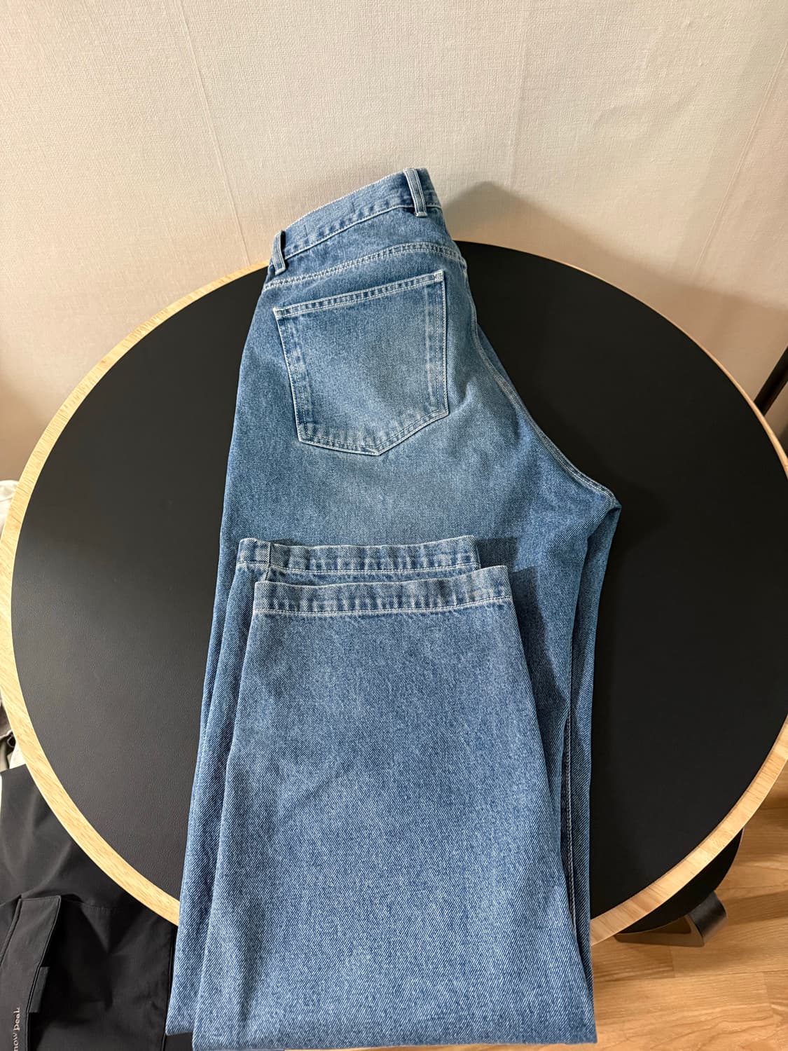 mfpen 레귤러진 워시드블루 M사이즈 상품이미지6