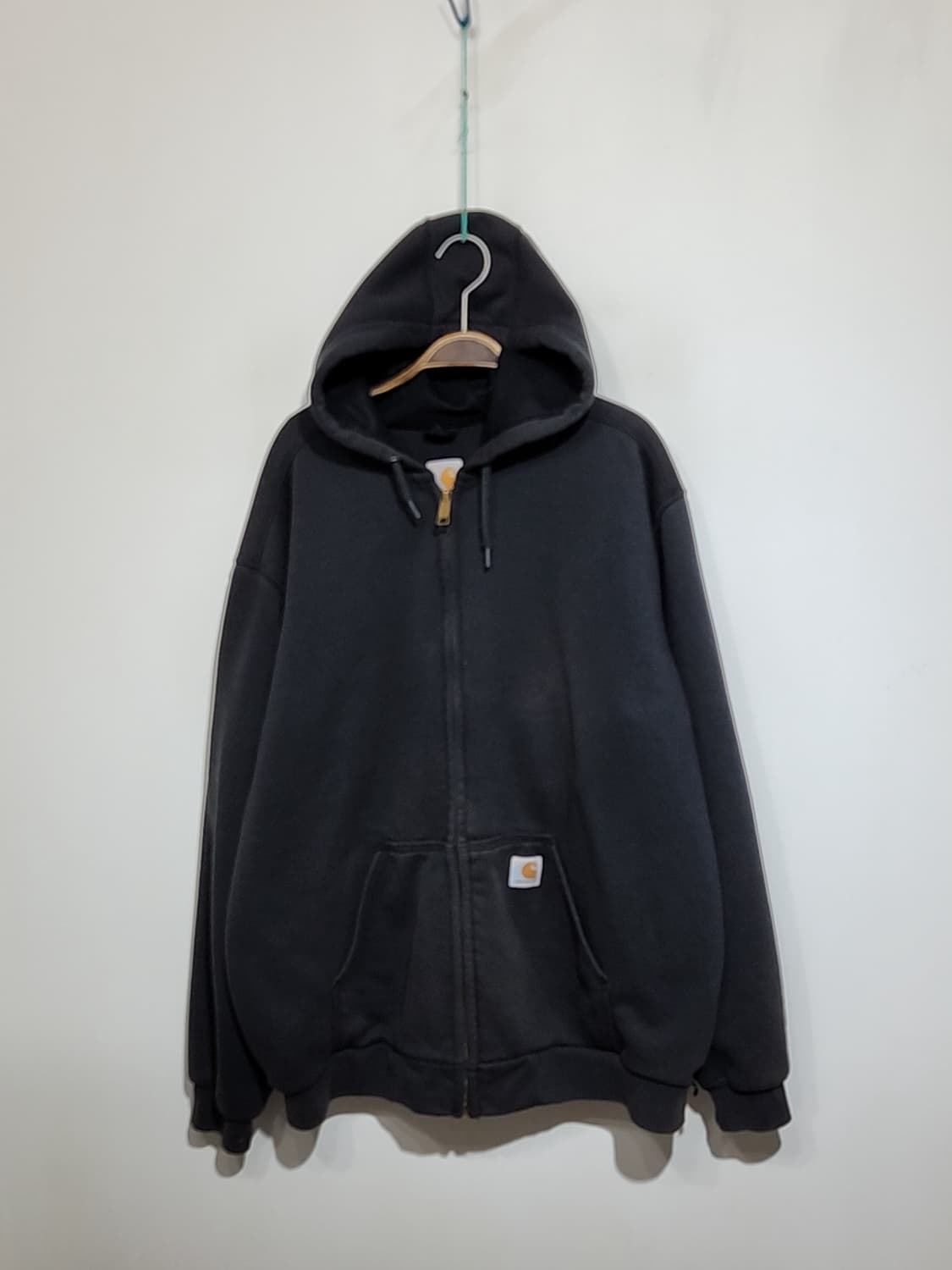 (XXL) 칼하트 써멀 후드집업 블랙 빅사이즈 티셔츠 아메카지  상품이미지1