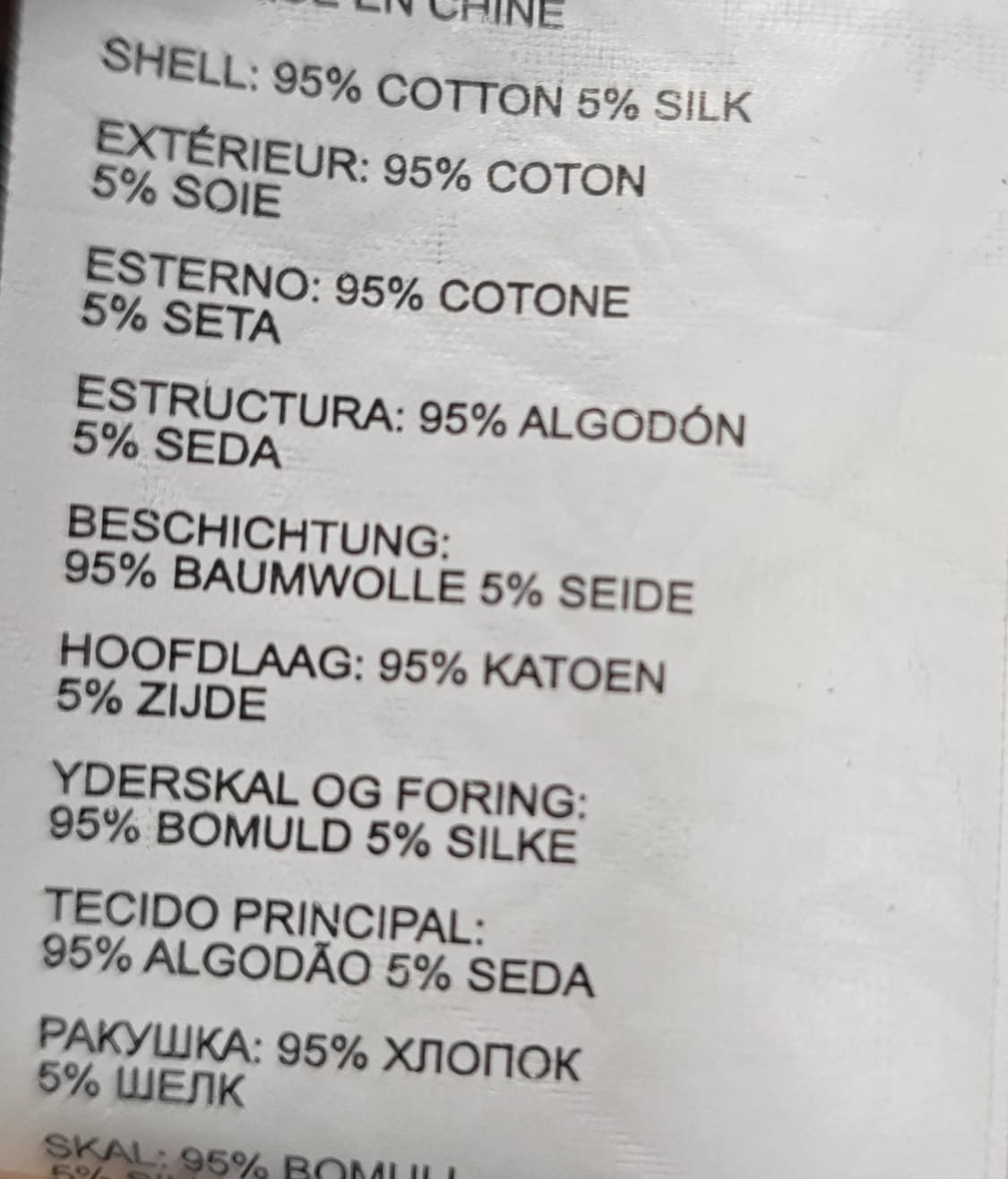 클럽모나코 코튼 셔츠자켓 s(100-105) 상품이미지3