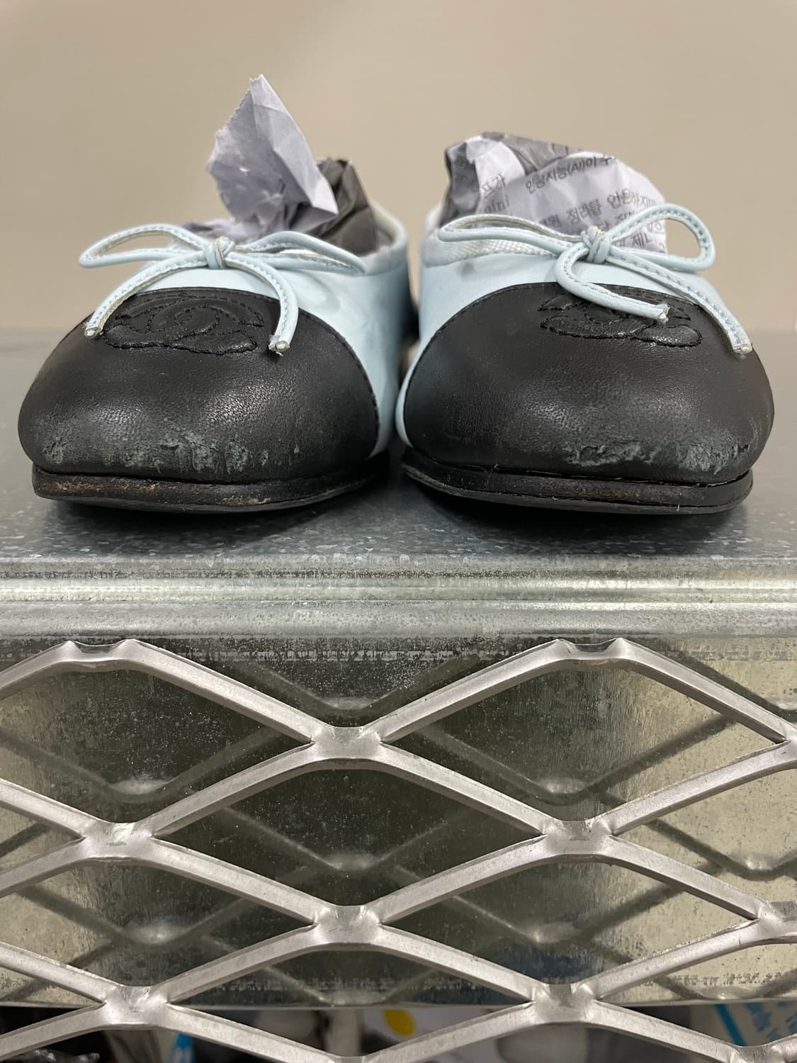 샤넬 투톤 발레 플랫 슈즈 36.5 (gr-4157) 상품이미지7