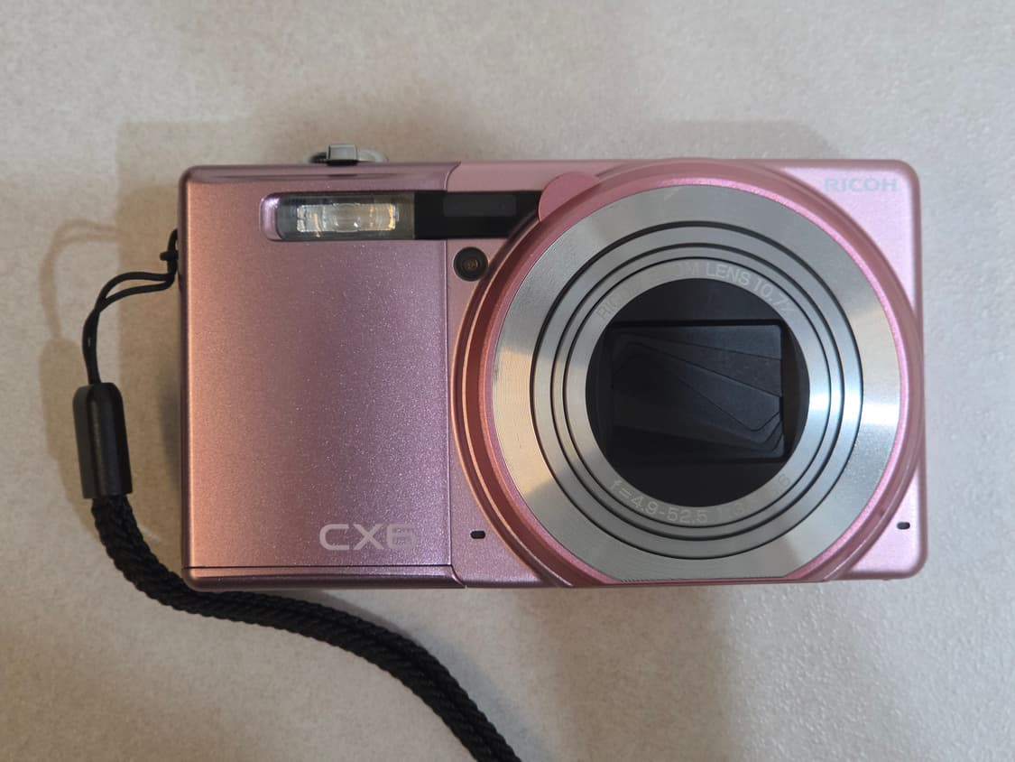 리코cx6 ricoh cx6 핑크색상 상품이미지2