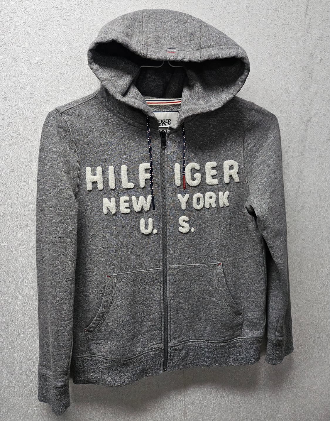 타미힐피거 그레이 후두집업 S 상품이미지1